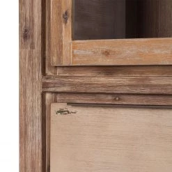 Red Living Vitrine Akhatar - Acacia multicolore / Cendré -ÉcoMaison Soldes standvitrine akhatar akazie multicolor smoked 3627689