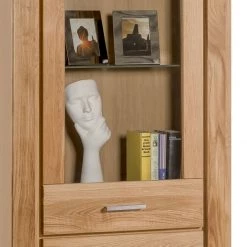 Ars Natura Vitrine Lombok - Partiellement en bois massif -ÉcoMaison Soldes standvitrine lombok i teilmassiv wildeiche 5004388