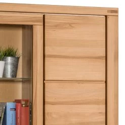 Naturoo Armoire vitrine Lombok II - Partiellement en bois massif -ÉcoMaison Soldes standvitrine lombok iii teilmassiv wildeiche 5004084