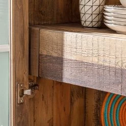 Ars manufacti Vitrine Tamati - Pin parasol massif -ÉcoMaison Soldes standvitrine tamati pinie massiv 3758548