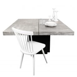 Temahome Table Detroit II - Imitation béton / Noir mat -ÉcoMaison Soldes temahome speisen 05 01 2017 4319140