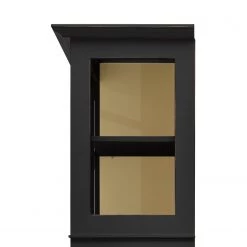 Maison Belfort Vitrine Azjana - Noir / Pin crème -ÉcoMaison Soldes vitrinenschrank azjana pinie teilmassiv schwarz pinie creme 3393049