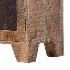 Ars manufacti Vitrine Curenna - Manguier partiellement massif - Manguier / Marron -ÉcoMaison Soldes vitrinenschrank curenna mango teilmassiv 4419388