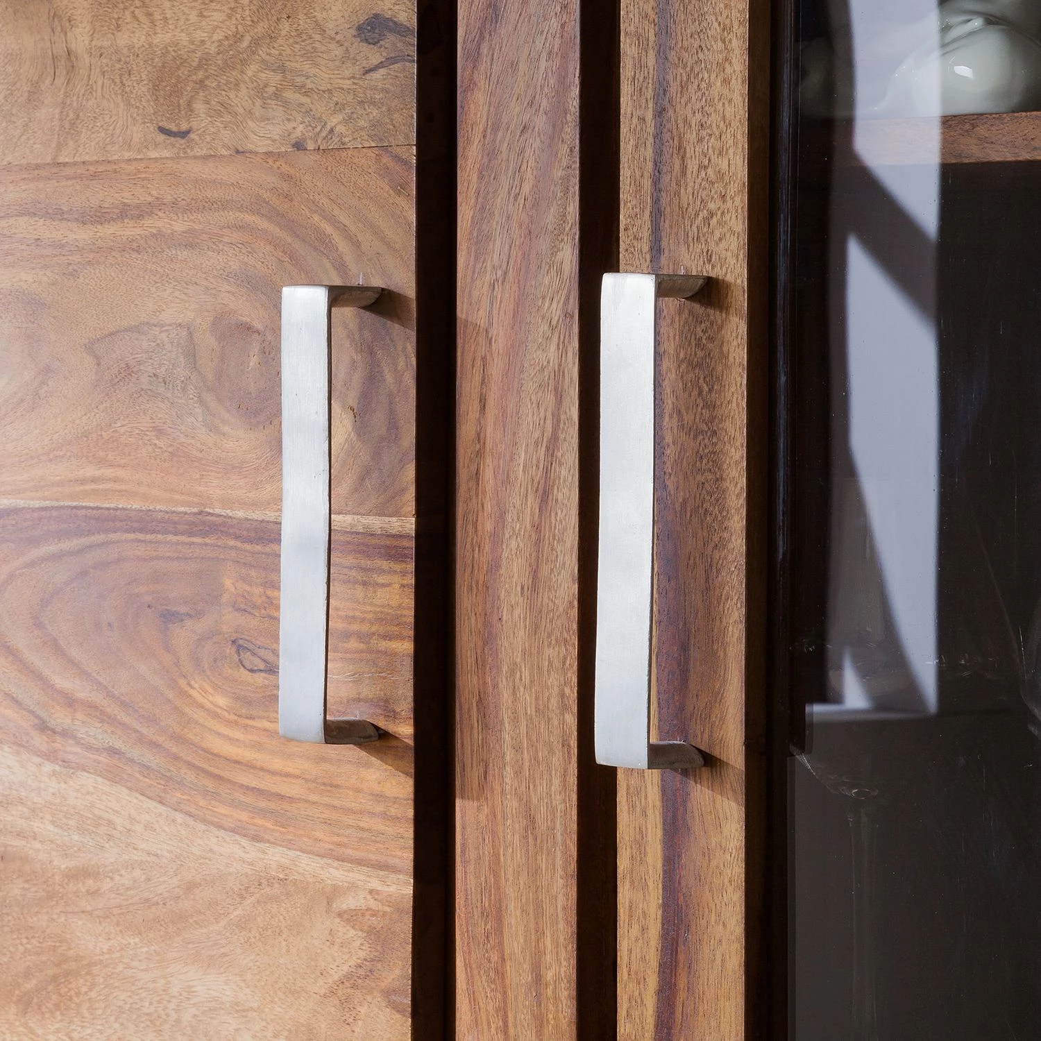 Ars Natura Armoire vitrine Ohio - Sheesham massif 7 Ars Natura Armoire vitrine Ohio - Sheesham massif – Image 7