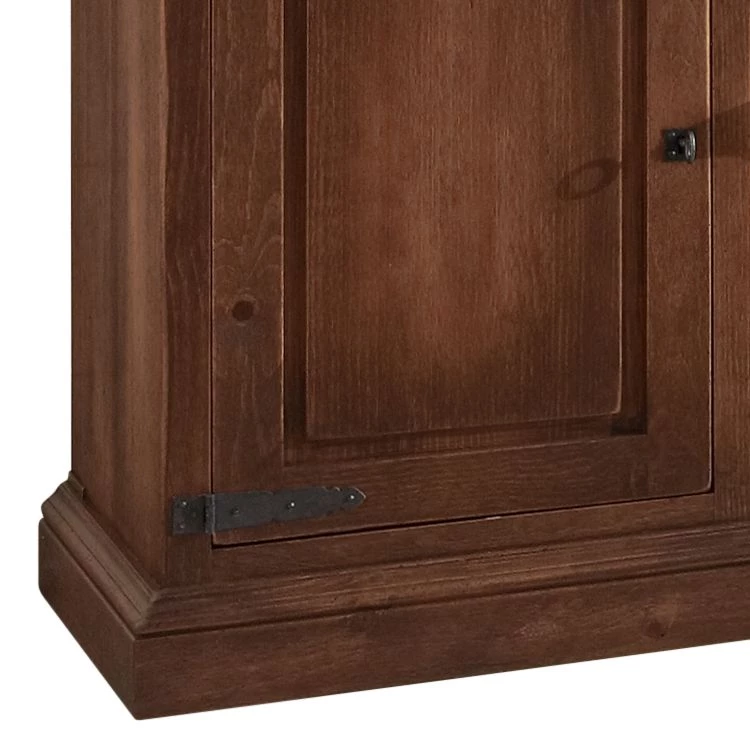 Ridgevalley Armoire vitrine Vicuna II - Pin massif - Marron - Sans éclairage 5 Ridgevalley Armoire vitrine Vicuna II - Pin massif - Marron - Sans éclairage – Image 5