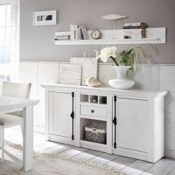 Maison Belfort Étagère Geestland - Imitation pin blanc -ÉcoMaison Soldes wandboard geestland pinie weiss dekor 4535776