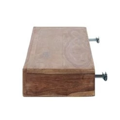 Wolf-Möbel Étagère murale Yoga - Sheesham massif -ÉcoMaison Soldes wandboard kerala sheesham massiv natur 370258