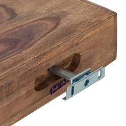 Wolf-Möbel Étagère murale Yoga - Sheesham massif -ÉcoMaison Soldes wandboard kerala sheesham massiv natur 370261