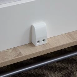 Loftscape Ensemble lit mural Godia I - Blanc / Imitation chêne de Sonoma - Maletas de mousse -ÉcoMaison Soldes wandklappbett kombination godia i 90 x 200 cm schaumstoffmatratze weiss eiche sonoma dekor 1721686