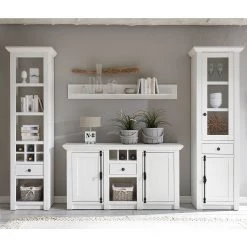 Maison Belfort Étagère Geestland I - Imitation pin blanc -ÉcoMaison Soldes wohnwand geestland ii 4 teilig pinie weiss dekor 4536072