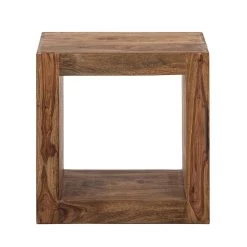 Wolf-Möbel Cube Yoga - Sheesham massif -ÉcoMaison Soldes wuerfel yoga sheesham massiv natur 447891