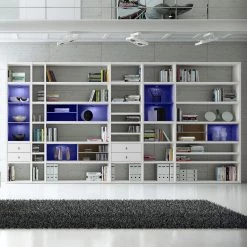 Loftscape Etagère XXL Emporior l.A - Blanc / Imitation chêne de Sonoma - Avec éclairage 6 Loftscape Etagère XXL Emporior l.A - Blanc / Imitation chêne de Sonoma - Avec éclairage -ÉcoMaison Soldes xxl regalwand emporior i a rgb led beleuchtung weiss eiche sonoma dekor 3396289