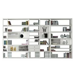 Loftscape Etagère XXL Emporior II - Blanc crème - Avec éclairage